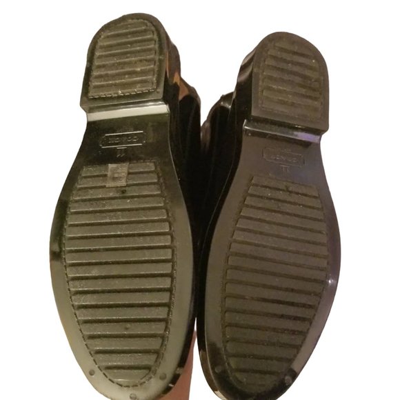 🖤🌧Coach🌧🖤 | HTF Size: 11 | Talia Tall Shiny Black Rain Boots | Gold Turnlock - Picture 6 of 12